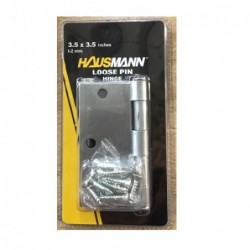 HINGE  HAUSMANN  HI  3.5"X3.5"X2MM  STEEL...