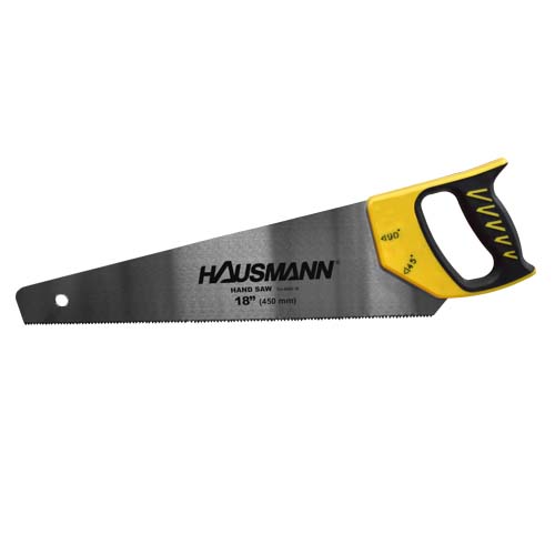 HAUSMANN
Handsaw
• Blade thickness: 0.80mm
• ABS & TPR handle
Available in: 
- 16"
- 18"
- 20"