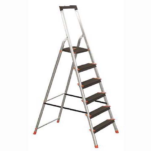 WERNER
Step Ladder
• 6 step
• Aluminum
• 10.7 ft. reach
•  150 kg. load capacity
Code: L236R-2