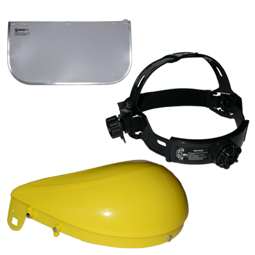 SOTER
Face Shield
• Feature:
- For protection against flying particles
• Material:
- HDPE (High-density polyethylene) frame
- PC (Polycarbonate) shield
Code: STR-FS