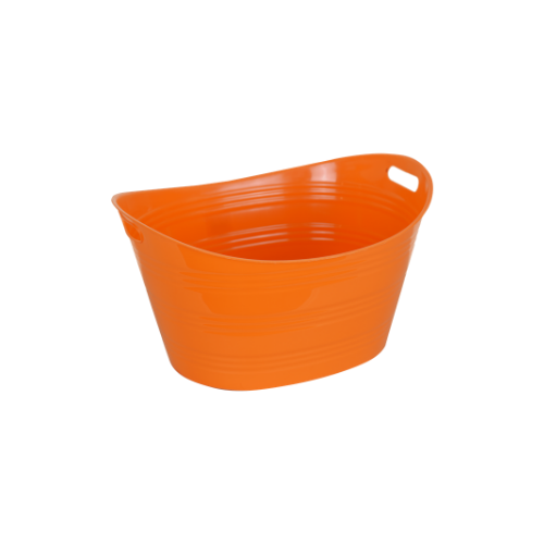 STACK
Plastic Bucket - Orange 
• 41cm X 53.2cm X 20cm
• Easy to clean
• Multipurpose storage bucket
Code: CITIIB0027