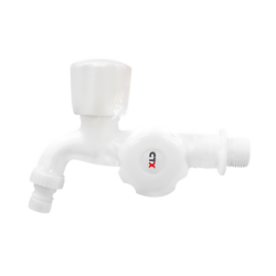 FAUCET  CTX  HY-C225W  ABS  WALL  WHITE