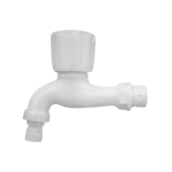 FAUCET  CTX  HY-C240W  ABS  WALL  WHITE