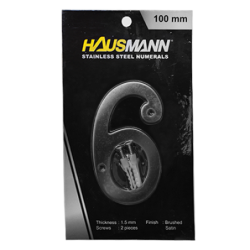 HOUSE  NUMBER  HAUSMANN  WNS106  6  1.5MM...