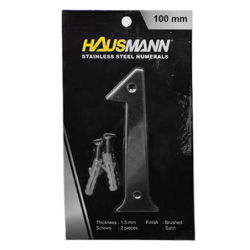 HOUSE  NUMBER  HAUSMANN  WNS101  1  1.5MM...