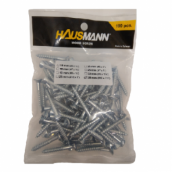 SCREW  WOOD HAUSMANN  10X1"  100'S