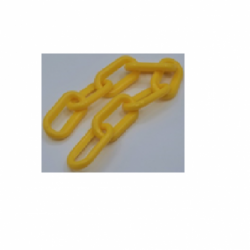 CHAIN  LINK  6MMX1M  PLASTIC  YELLOW