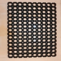 RUBBER  MAT  KERALA  40X60CM  HOLLOW  22MM