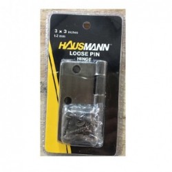 HINGE  HAUSMANN  HI  3"X3"X2MM  STEEL...