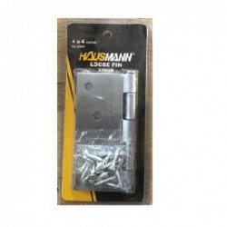 HINGE  HAUSMANN  HI  4"X4"X2.2MM  STEEL...