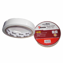 TAPE  DOUBLE  SIDED  TACOMA  18MMX10M  WHITE