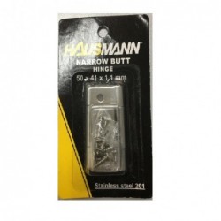 HINGE  HAUSMANN  HI  50X41X1.1MM  NARROW...