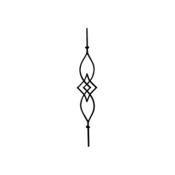 BALUSTER  METAL  CRAFT  ART  040  HB...